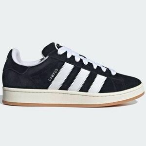 NEW ADIDAS Men’s Campus 00’s Sneakers – Black/White with Gum Sole